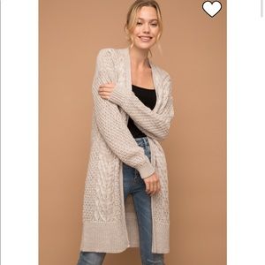 Boutique oversized cardigan